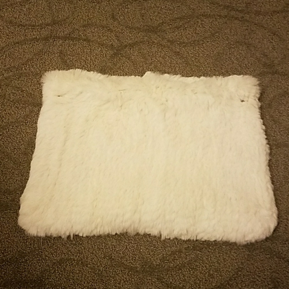 White Rabbit Fur Bag